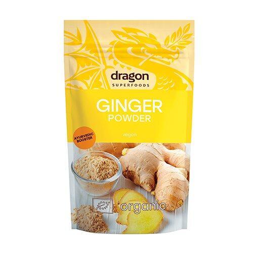 Økologisk Ingefær Pulver fra Dragon Superfoods - 200g