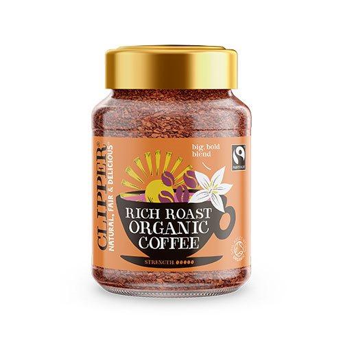 Clipper Instant Kaffe Rich Roast 100g - Økologisk Nydelse