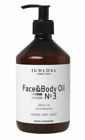 Juhldal Ansigts- og Kropolie No. 3 - 500ml til hudpleje