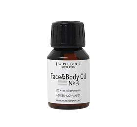 Juhldal Ansigts- og Kropolie No3 50 Ml - Ren Abrikoskerneolie