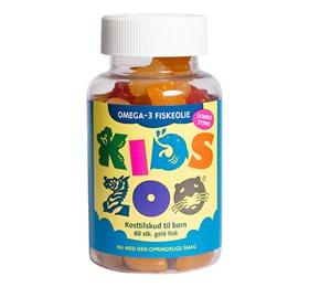Kids Zoo Omega 3 - Velsmagende fiskeolie til børn 60 stk.