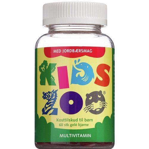 Kids Zoo Multivitamin med Jordbærsmag - 60 Stk Tilbud