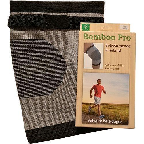 Bamboo Pro Selvvarmende Knæbind med Velcro - 1 Stk