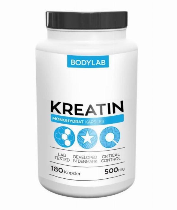 Bodylab Kreatinkapsler 180 stk - Effektiv muskelopbygning