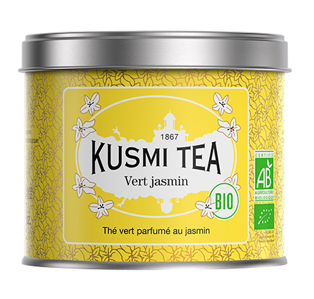 Kusmi Økologisk Grøn Te med Jasmin - 90g