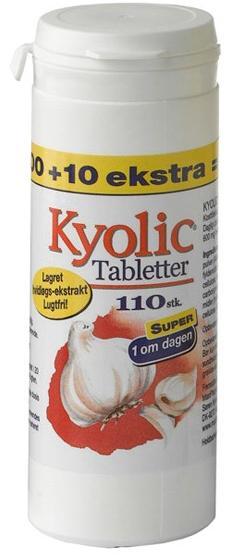 Kyolic 1 Om Dagen Hvidløg Kosttilskud - 110 Tabletter