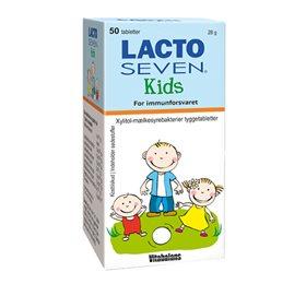 Lacto Seven Kids 50 Tab - Mælkesyrebakterier til Børn