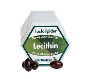 Berthelsen Lecithin 90 Kapsler - Sundhedstilskud på tilbud!