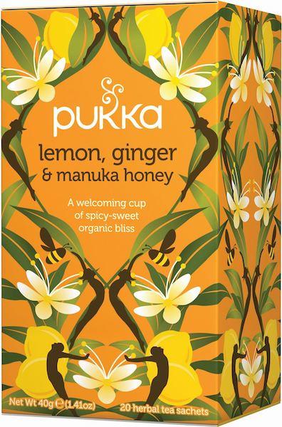 Pukka Citron, Ingefær & Manuka Te - 20 Breve