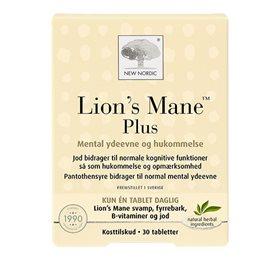 New Nordic Lions Mane Plus 30 Tabletter til Sundhed