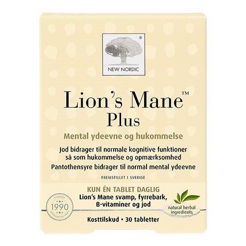 New Nordic Lion's Mane Plus - Kosttilskud 30 tabletter
