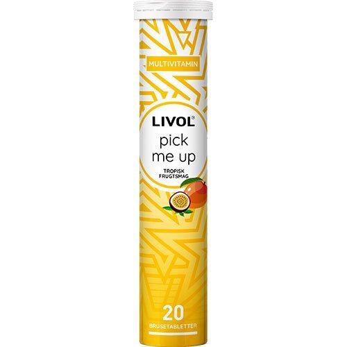 Livol Pick Me Up Brusetabletter - Tropisk Smag 20 stk.