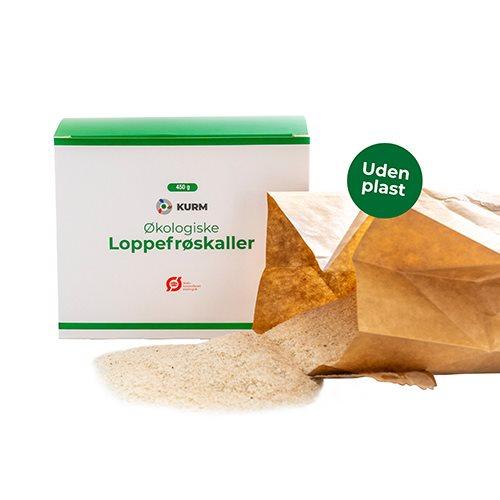 Kurm Økologiske Loppefrøskaller 450g - Uden Plastik!