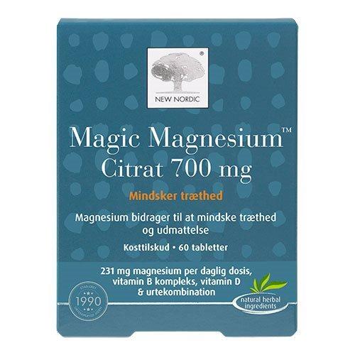New Nordic Magic Magnesium Citrats 60 tabletter - Sundhedstilskud