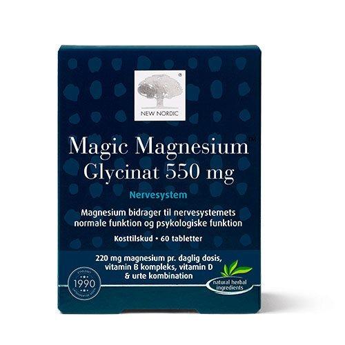 New Nordic Magic Magnesium Glycinat 60 tabletter - Kosttilskud