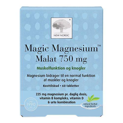 Ny Nordic Magic Magnesium Malat 60 tabletter - Kosttilskud