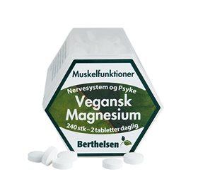 Berthelsen Vegansk Magnesium 240 Tabl - Sundhedstilbud!