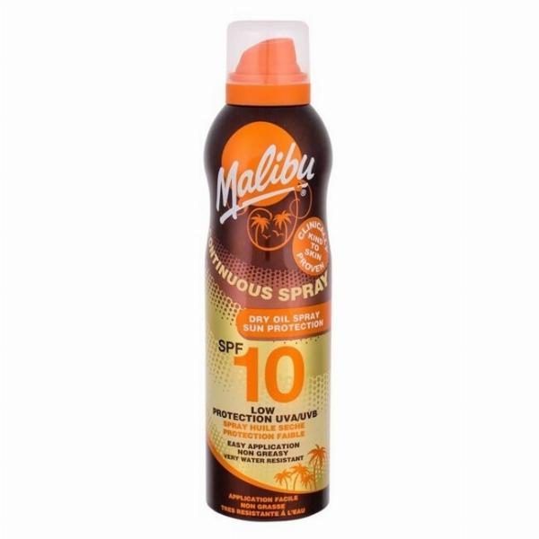 Malibu Sun Kontinuerlig Tør Oliespray SPF 10 - 175 ml