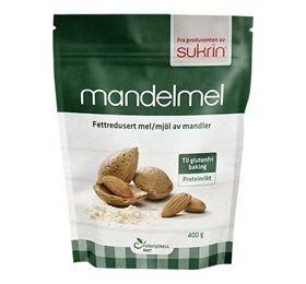 Sukrin Fedtreduceret Mandelmel 400 G - Ideelt til Bagning!