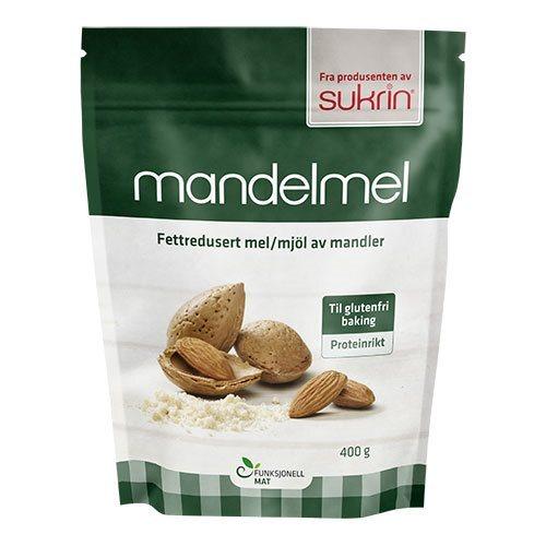 Mandelmel Fedtreduceret 400g - Sundhed og Velvære