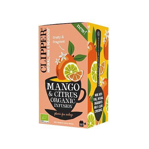 Clipper Mango Citrus Te - Økologisk Te med 20 Breve