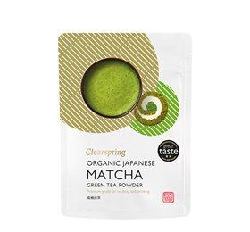 Clearspring Matcha Grøn Te Pulver 40g - Premium Kvalitet