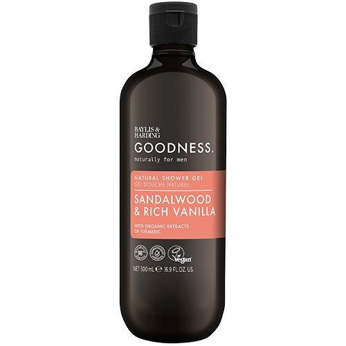 Baylis & Harding Mænd Sandeltræ & Vanilje Shower Gel 500ml