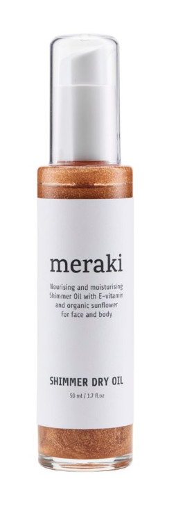 Meraki Shimmer Dry Oil 50 Ml - Glitrende Kropsolie