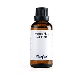 Allergica Mercurius Sol D30 Bull 50ml - Homøopatisk Lægemiddel