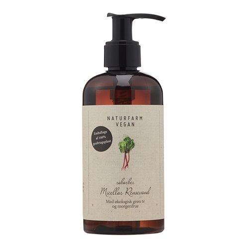 Naturfarm Vegan Micellar Rensevand med Rabarber 250 ml