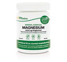 Mezina Magnesium Komplex - 180 Tabletter til Energi og Velvære
