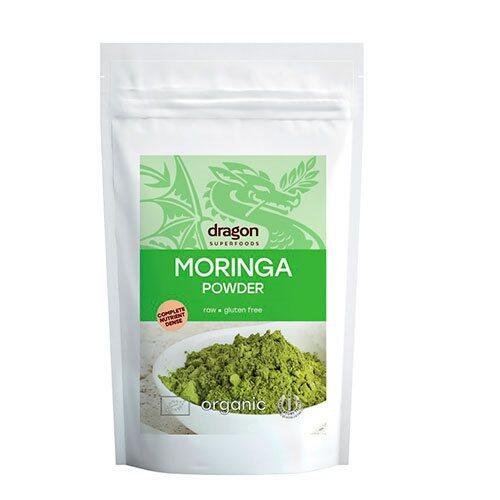 Økologisk Moringa Pulver fra Dragon Superfoods - 200g