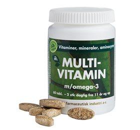 Dfi Multivitamin med Omega 3 - 60 Veganske Tabletter