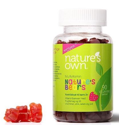 Natures Own Multivitaminer Nature's Bears 90 stk.