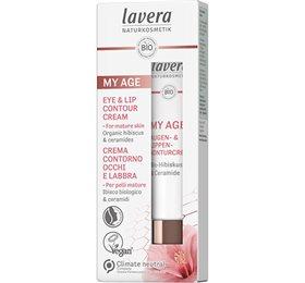 Lavera My Age Øje- og Læbe Konturcreme 15 ml - Naturlig Pleje