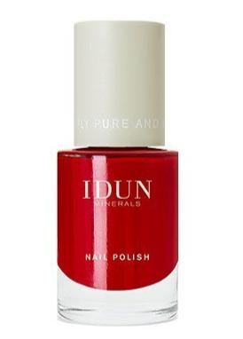 Idun Minerals Neglelak i Rubinfarve - 11ml