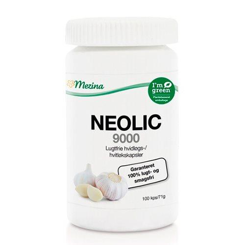 Mezina Neolic 9000 - 100 Kapsler med Japansk Hvidløg