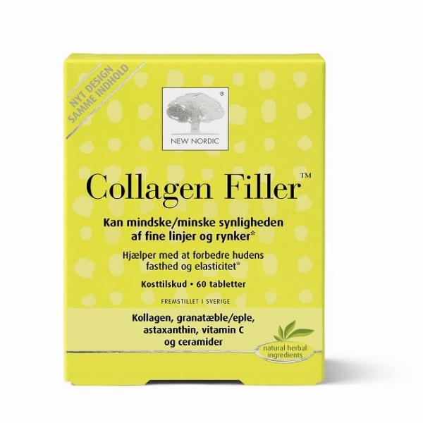 New Nordic Skin Care Collagen Filler - 60 Stk Tilbud!