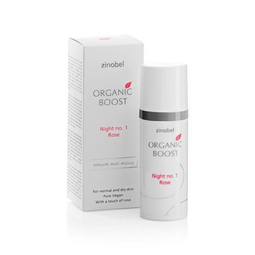 Zinobel Økologisk Boost Natcreme med Rose 50ml