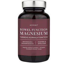 Nordbo Bowel Function Magnesium 60 Kapsler - Bedre Fordøjelse