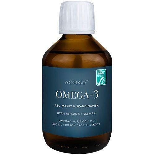 Nordbo Omega 3 Fiskeolie 200ml - Skønhed og Velvære