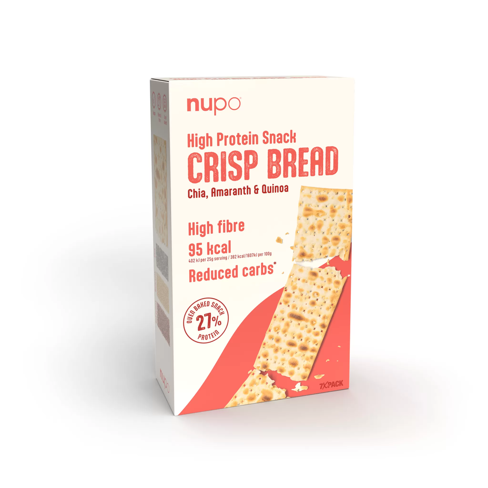 Nupo Høj Protein Snack Crisp Brød - 7 stk Delikatesse