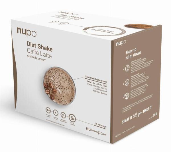 Nupo Cafe Latte Diet Shake - Værdi Pakke 960g
