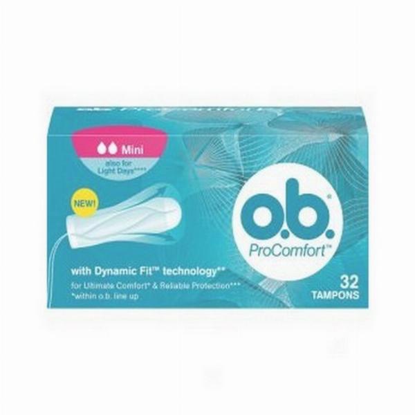 O.B. ProComfort Mini Tamponer - 32 stk. til intimpleje