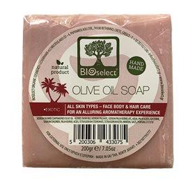 Bioselect Oliven Sæbe Exotic Bull 200g - Skønhedspleje