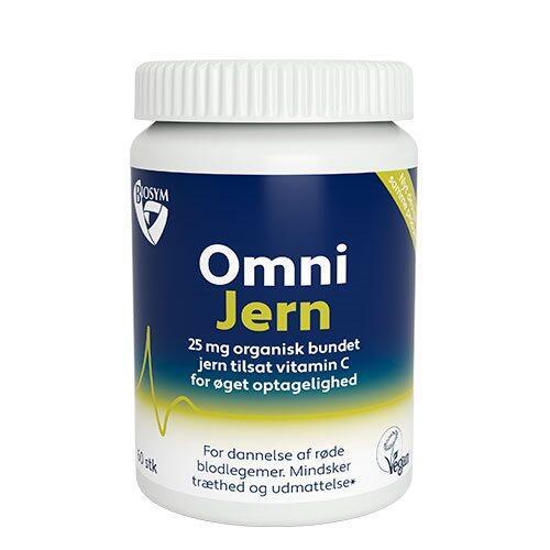 Omnijern 60stk med vitamin C - Biosym kosttilskud