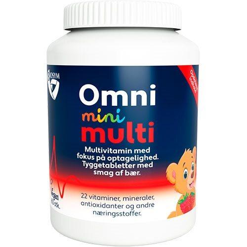 Omnimini Multi 60tab - Børnevenlig Multivitamin med Bærsmag