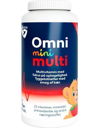 Omnimini Multi 150tab - Børnevenlig Multivitamin