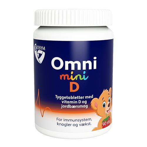 Biosym Omnimini Vitamin D 90 tabletter til børn