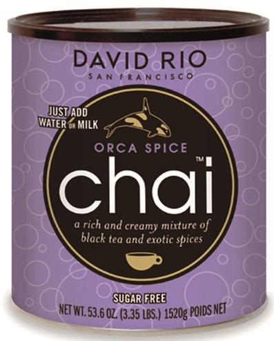 David Rio Sukkerfri Orca Spice Chai 1520g - Teoplevelse